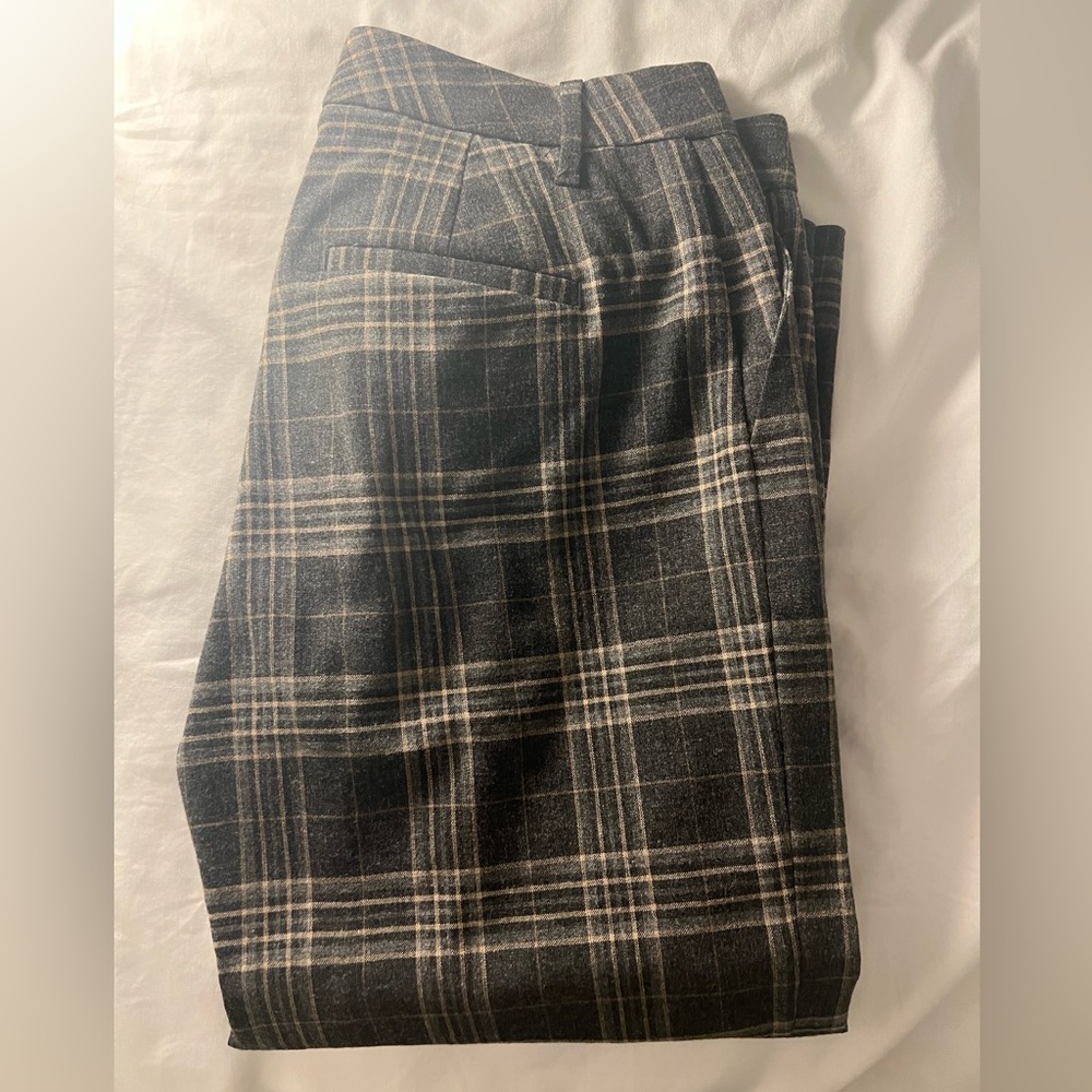 Banana Republic Plaid Tailored Trousers – Size 6S
